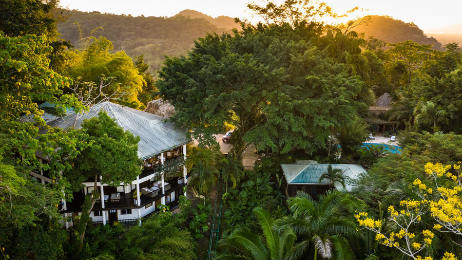 Copal Tree Lodge Aerial