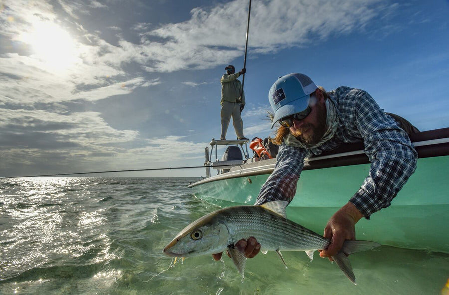 Bahamas Bonefish Fly Fishing big bonefish