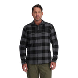 Simms Men's Gallatin Flannel Long-Sleeve Shirt - Loden Buffalo Check