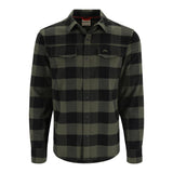 Simms Men's Gallatin Flannel Long-Sleeve Shirt - Loden Buffalo Check