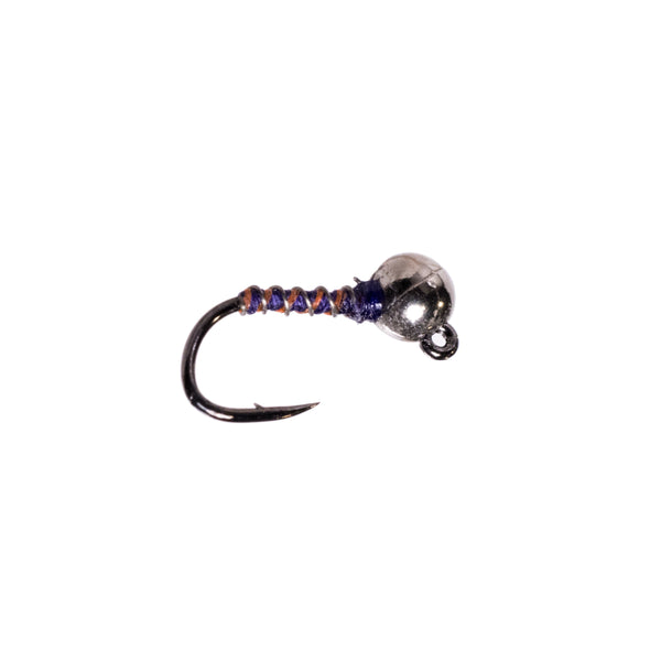 Jig CrossFit Zebra Midge - Purple - Size 18 2.8mm