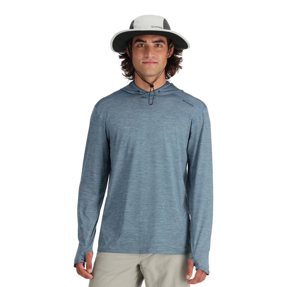 Simms Men's SolarFlex Cooling Hoody - Neptune