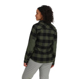 Simms Women's Guide Flannel - Loden Buffalo Check