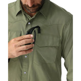 Simms Men's Big Sky Tech LS Shirt - Willow