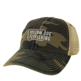 Yellow Dog Trucker Hat - Army Camo