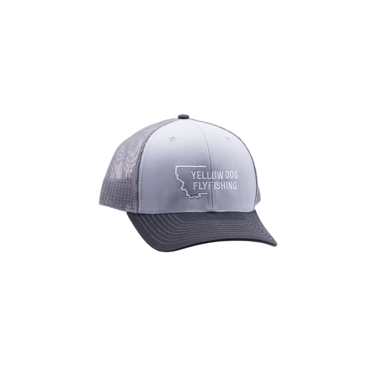 Yellow Dog Trucker MT Crescent Logo Grey/Charcoal/Black