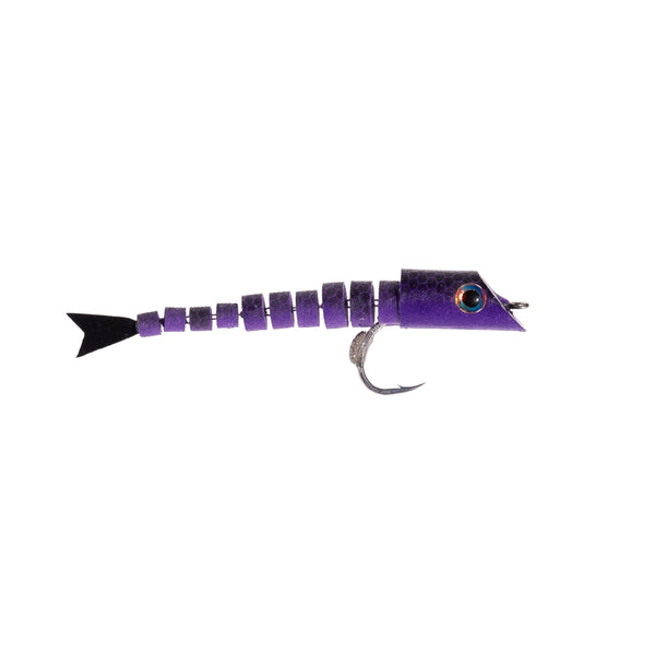 Arculeo's BC Mega Minnow - Black/Purple - Size  4/0