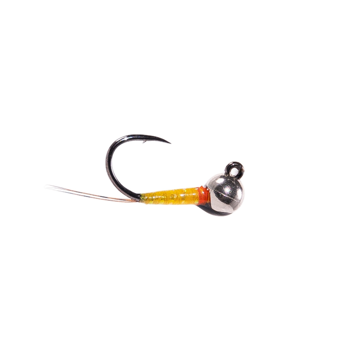 Jig Pearl Rib Perdigon - Sunburst Yellow - Size  16