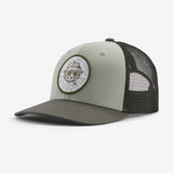 Patagonia Take a Stand Trucker Hat - Wild Grizz/Sleet Green