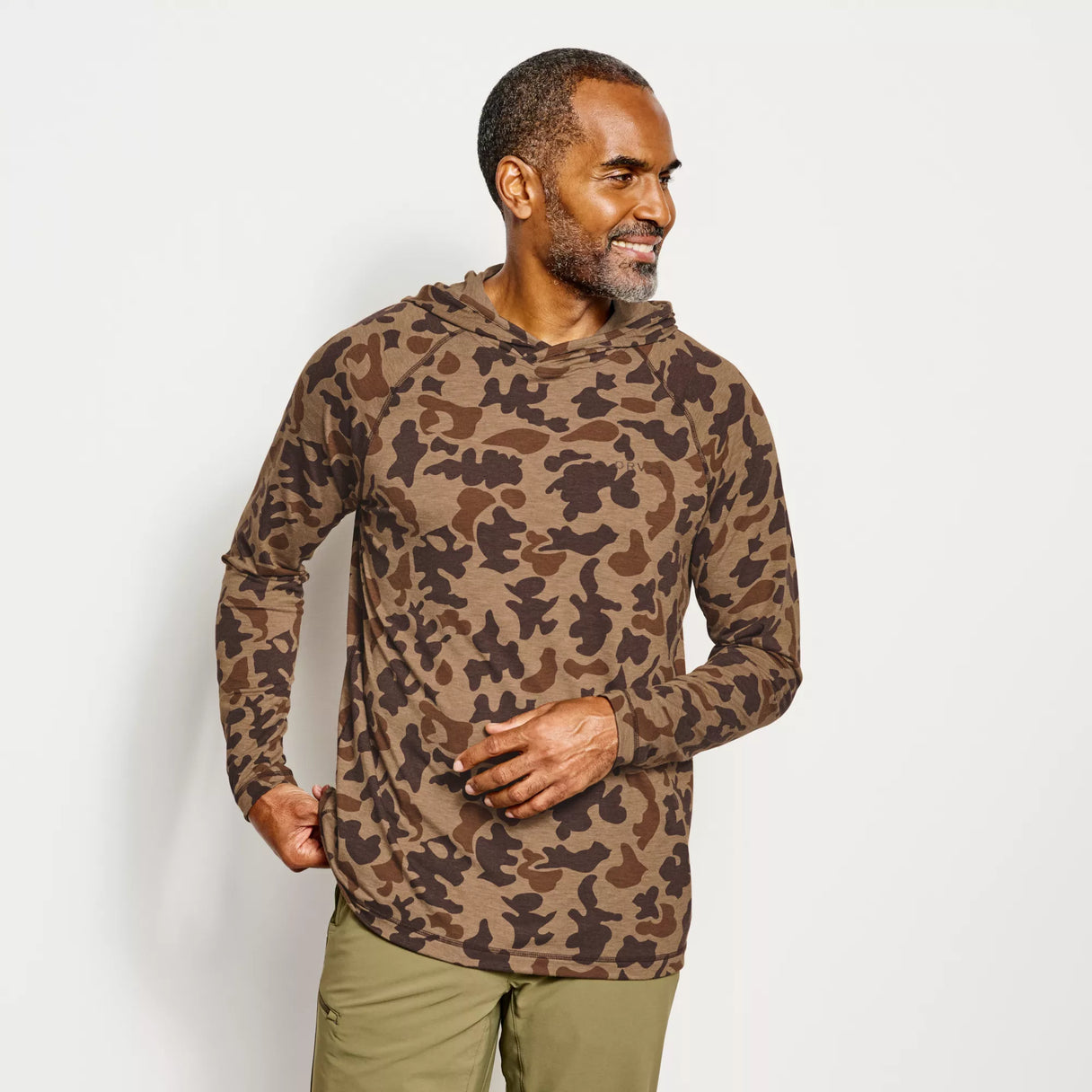 Orvis Men's Dricast Printed Hoodie - Orvis 1971 Camo