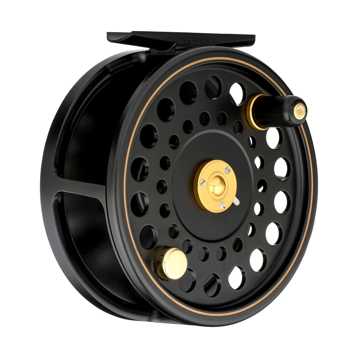 MADE IN ENGLAND – HARDY “GOLDEN PRINCE” #7/8 TROUT FLY REEL +