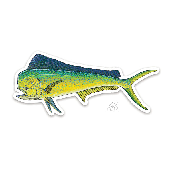 Underwood Mahi Mahi Sticker