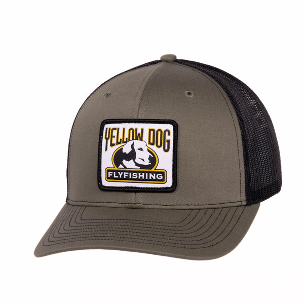 Yellow Dog Trucker Hat - Loden/Black