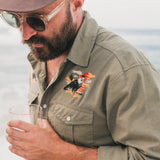 Howler Brothers Gaucho Snapshirt - Caracaras