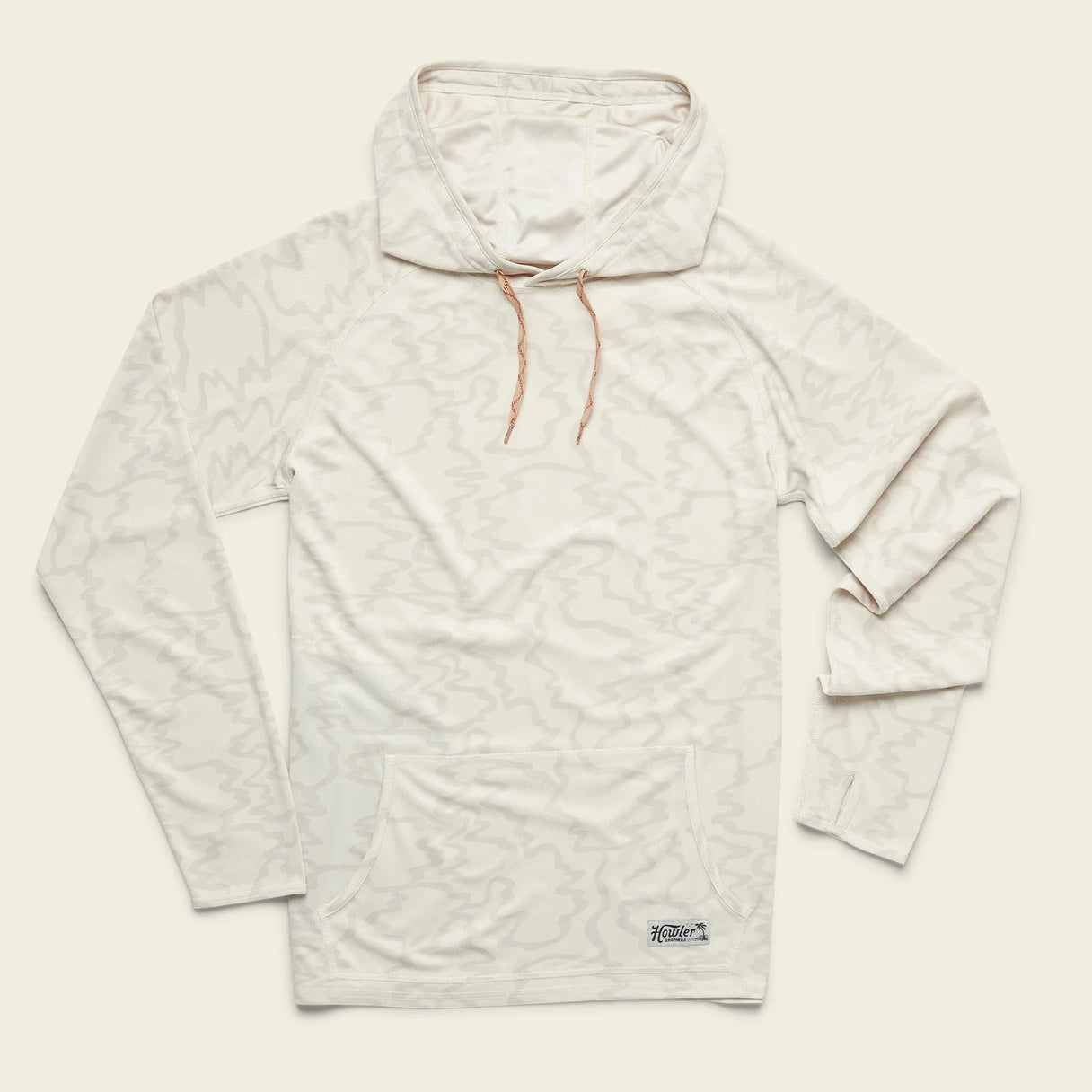 Howler Brothers Loggerhead Hoodie - Ocean Motion : Off White