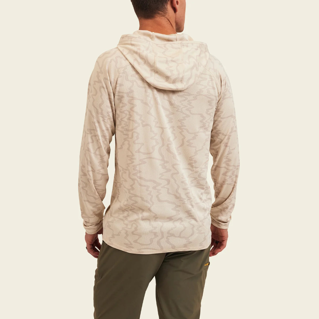 Howler Brothers Loggerhead Hoodie - Ocean Motion : Off White