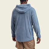 Howler Brothers Terrycloth Hoodie - Blue Mirage