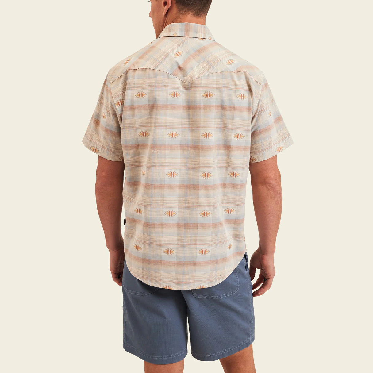 Howler Brothers H Bar B Snapshirt - Elliot Plaid : Cream