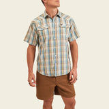 Howler Brothers H Bar B Snapshirt - Isley Plaid : Seafoam