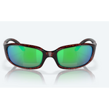 Costa Brine Readers Tortoise/Green Mirror 580P +2.00