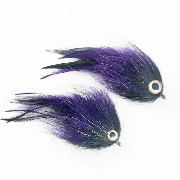 Flymen Big Game Brush Fly - Purple/Black