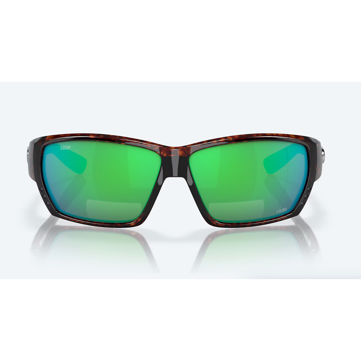 Costa Tuna Alley Readers Tortoise/Green Mirror 580P +2.00