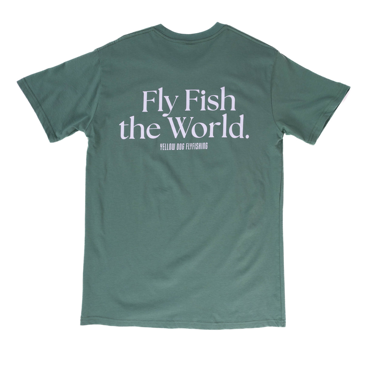 Fly Fish the World T-Shirt - Sage