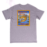 Yellow Dog Flyfishing Madison River T-Shirt - Stone Gray