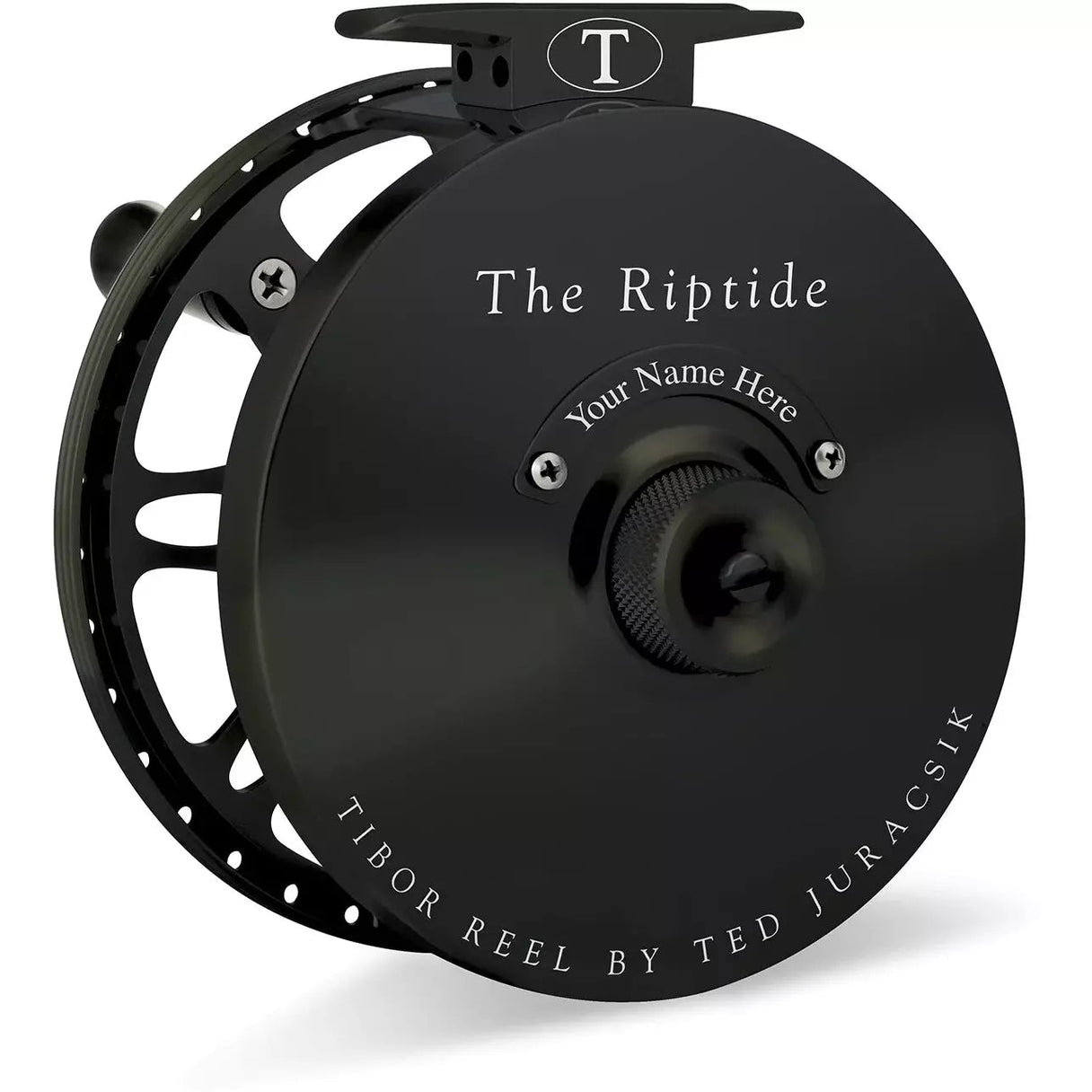 Tibor Riptide Left-Hand Retrieve Reel - Frost Black