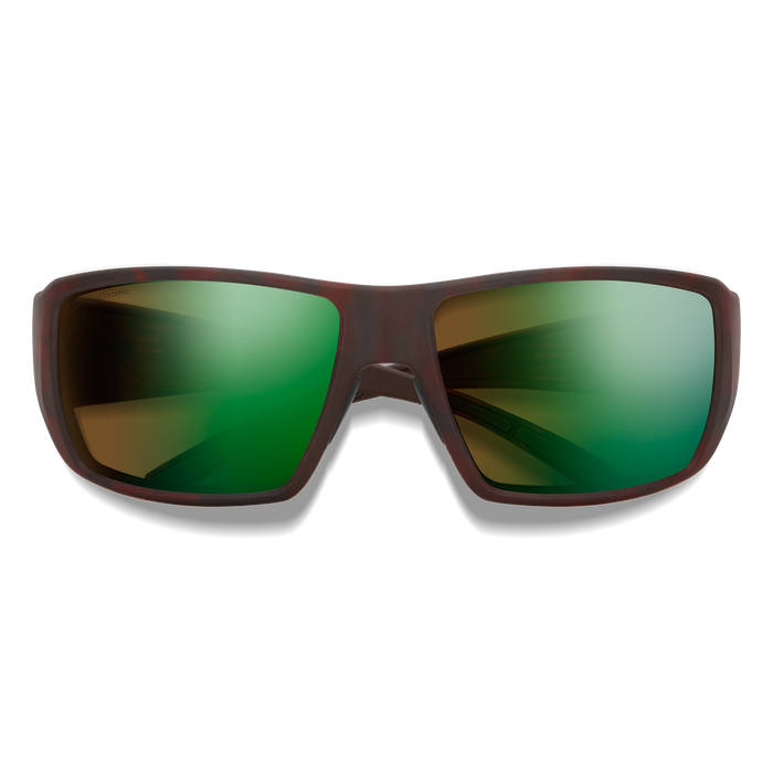 Smith Guide's Choice Matte Tortoise / ChromaPop Glass Polarchromic Brown Green Mirror