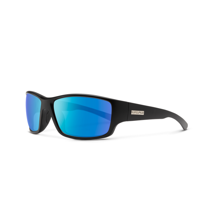 Suncloud Hull Matte Black / Polarized Blue Mirror