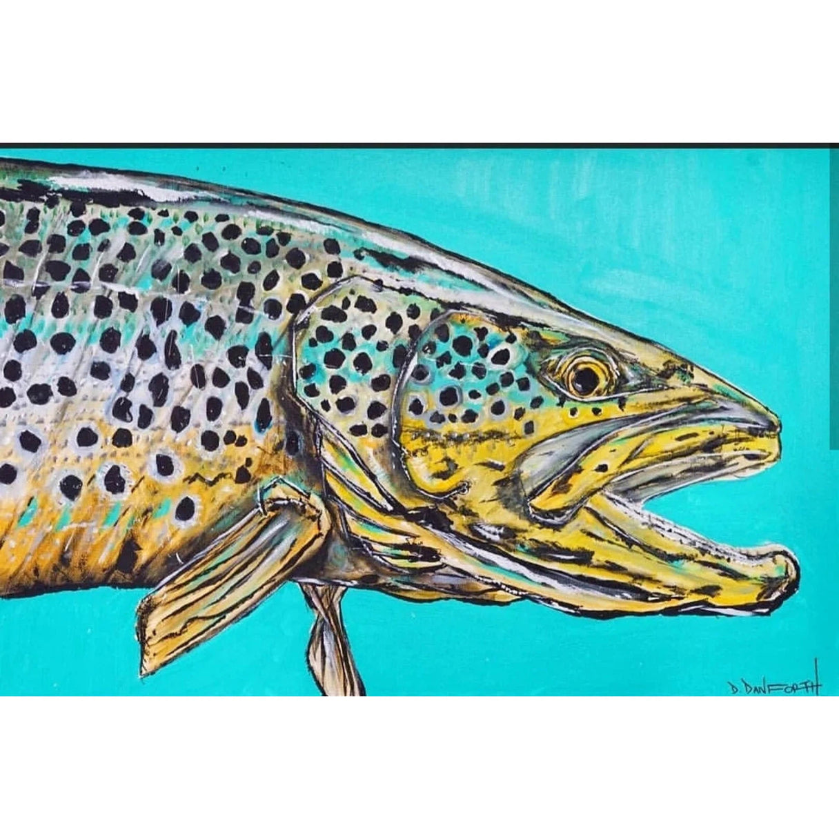 David Danforth - Oil Brown Trout