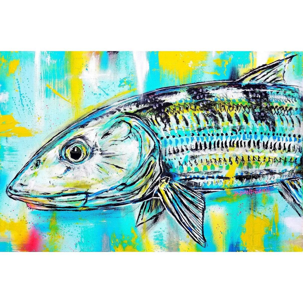 David Danforth - Bonefish on Canvas