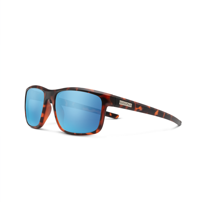 Suncloud Respek Matte Tortoise / Polarized Aqua Mirror