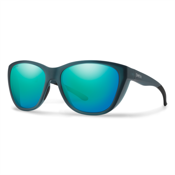 Smith Shoal Matte Pacific Crystal / ChromaPop Glass Polarized Opal Mirror